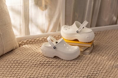 Crocs Bella - Dames Chodaki - Platform 39-40 - Wit