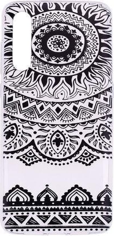 Shop4 - Geschikt voor Xiaomi Mi 9 Hoesje - Zachte Back Case Mandala Zwart