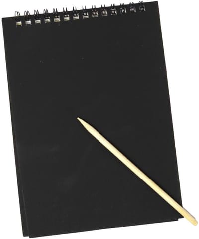 Concorde Krasboek - Secret Garden - met stok - A5 - 15 x 20 cm - kleurboek