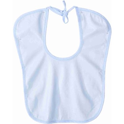12 x 16 inch Waterdichte Volwassen Ouderen Eetkleding Wasbaar Eethulpmiddel Kledingbeschermer white