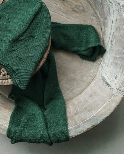 Bold Bamboo kindersjaal Róarr - 100% Organisch Bamboe - 0-8 yr - Kids scarf  - Groen