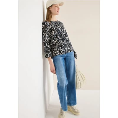 Blouse met knoop
