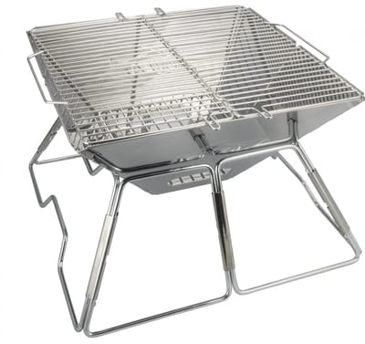 AceCamp BBQ opvouwbaar | stainless steel | small 36 x 34 x 22cm