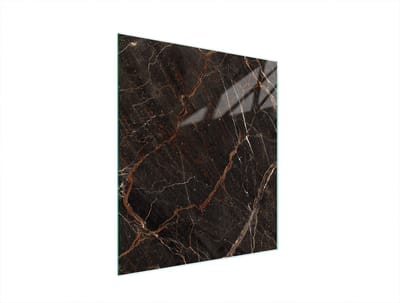 TMK ArtDeko - Glazen Snijplank - 45x52cm - Marmer Design - Hittebestendig