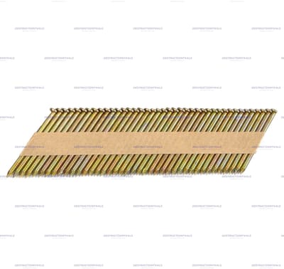 3000x stripnagels/stripspijkers 34° D-kop - 3,05 * 75mm - Geringd - papiergebonden
