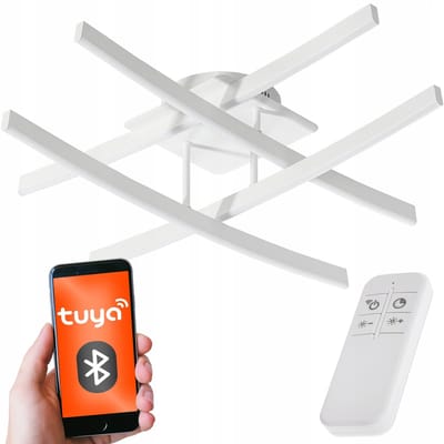LED Plafondlamp Tuya Smart App & Dimbare Afstandsbediening
