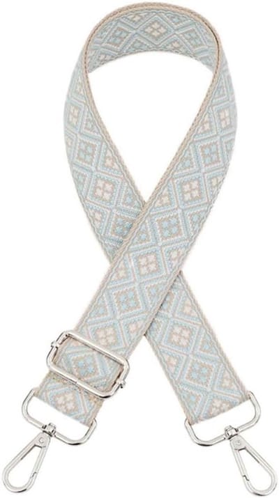 Verstelbare Schouderband - Tasband Vervanging - Tassen Personaliseren - Duurzaam Polyester Materiaal - 3.8 cm x 75-130 cm - Lichtblauw