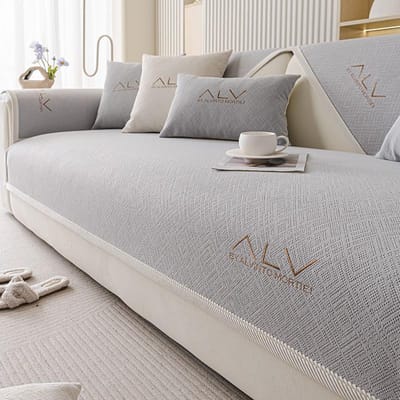 Chenille Sofakussen Vier Seizoenen Universeel Antislip Licht Luxe High-end Gevoel Kussen Eenvoudig Modern Rechte Rij Bankovertrek 70x70cm 1pcs