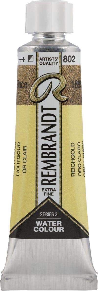 Rembrandt Aquarelverf Tube 10 ml Lichtgoud 802