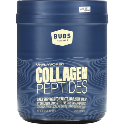 BUBS Naturals, Collageen Peptiden, Zonder smaak, 20 oz (567 gram)