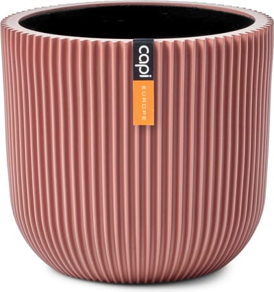 Capi Europe - Bloempot bol Groove Colours - 8x6 - Roze - Opening Ø6 - Bloempot voor binnen - 5 jaar garantie - BGVPI131