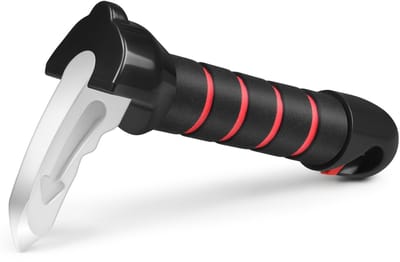 Dailygoody - Autogreep Mobiliteitshulp - Deurkruk Assistent - 3-in-1 functie - Rood en zwart - Draagbare Greep - Geschikt voor Ouderen en Gehandicapte