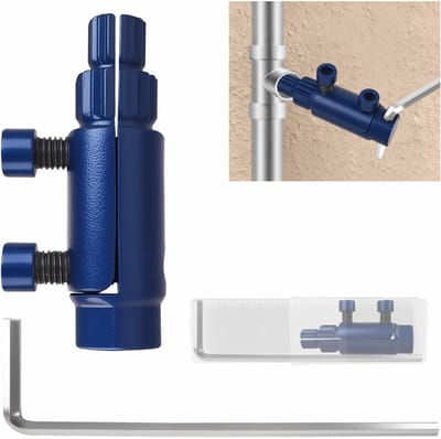 Gereedschap voor het verwijderen van gebroken pijpen en defecte kraanbouten, geschikt voor 1/2", 3/4", 1" buizen, eenvoudig te gebruiken, verwijdert roest en beschadigingen, ideaal voor klussen en onderhoud