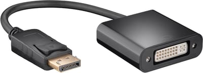 Powteq - Premium Displayport 1.2 naar DVI-I (24 +5 pins) adapter - 1080p 60 Hz - Gold-plated - 3 x afgeschermd - Topkwaliteit adapter