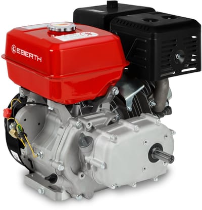 EBERTH 15 pk 11,03 kW benzinemotor, stationaire motor, kartmotor, aandrijfmotor met oliebadkoppeling, asdiameter 22 mm, oliepeilbeveiliging, 4-takt, 1 cilinder, cilinderinhoud 420 cc, luchtgekoeld