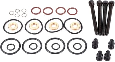 Allecto - Brandstofinjector Seal Reparatie Kit - Duurzaam en Betrouwbaar - Gloednieuw - Rubber en Ijzer - Geschikt voor A2/A3/A4/A6 - Onderdeelnumm...