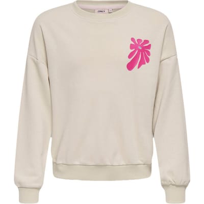 Kids Only Karlie Life Loose Printed Sweater Meisjes - Maat 146/152