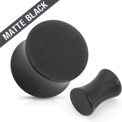 Mat Zwart Stalen Plug-3.0 mm