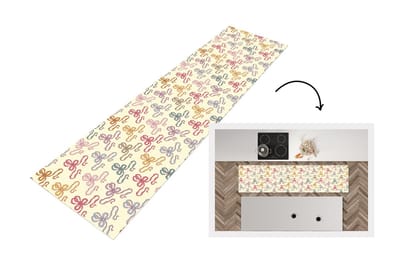 Keukenloper - Loper keuken - Strik - Patronen - Geboorte - 200x50 cm - Keukenloper vinyl