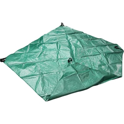 Tuinbladzeil Waterdicht Dik Groot Formaat Multifunctioneel Opvouwbaar Tuin Bladeren Verslepen Zeil Groen 1.8x1.8m 1.8x1.8m/5.9x5.9ft groen