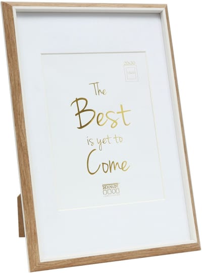 Deknudt Frames fotolijst S46WG4 P1 - houtkleur/wit - 15x20 / 20x30 cm