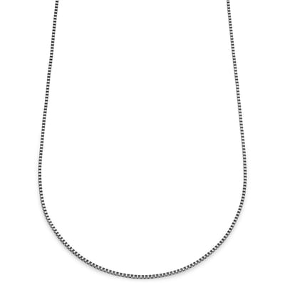 Essentials | 2 mm Zilverkleurige Ketting met Vierkante Venetiaanse Schakels