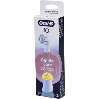 Oral-B iO Opzetborstels - Gentle Care - Voor Gevoelig Tandvlees - 6 stuks