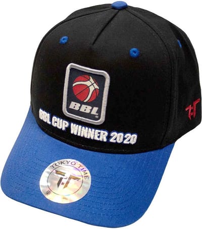 Tokyo Time - British Basketball League Cup Winner 2020 Snapback Pet - Zwart/Blauw