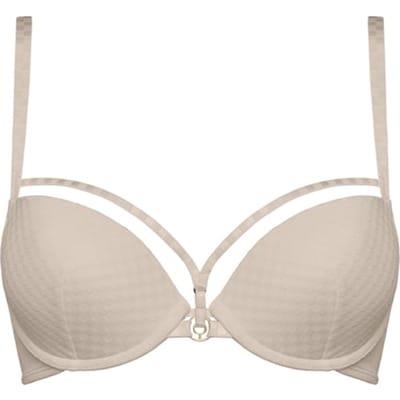 Marlies Dekkers Space Odyssey Checkered Ivory Push Up Bra Maat: 70A | BH's Outlet | Dames | Beige