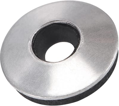 100x Zelfklevende Afdichtingsschijven RVS EPDM Rubber voor Schroefbevestiging 12x4.2x2.8mm