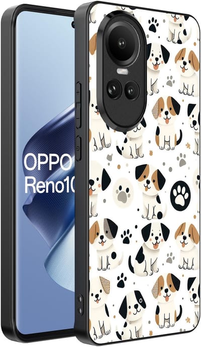 Smartphonica Telefoonhoesje Geschikt voor Oppo Reno 10 / 10 Pro met honden opdruk - TPU backcover case dog design geschikt voor Oppo Reno 10;Oppo Reno 10 Pro