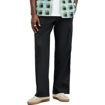 AllSaints Verge Trouser Black Größe: W30 | Cargohosen Outlet | Herren | Schwarz