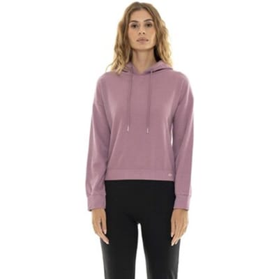 Capuchon sweaters Leone 1947 Woman Rib Hoody Pearl
