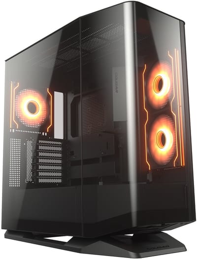 COUGAR Gaming FV270 RGB gebogen gehard glazen midi-tower pc-behuizing - Zwart