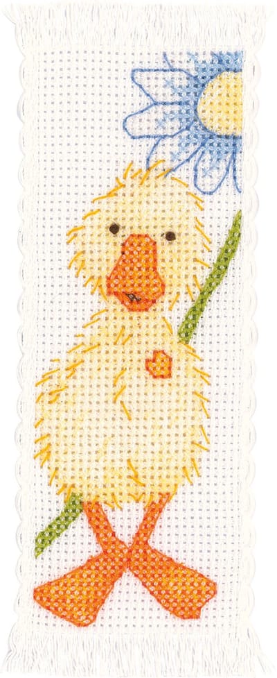 Vervaco - Bladwijzer kit - Popcorn Soufflé - PN-0011211 - Borduren - Borduurpakket - Borduurpakket volwassenen - Borduurpakket kind