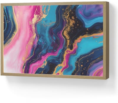 Wandlamp 60x40 cm - Oplaadbaar - Marmer - Modern - Goud - Wandlampen binnen woonkamer - Slaapkamer lamp - Decoratieve nachtlamp - Vloerlamp draadloos