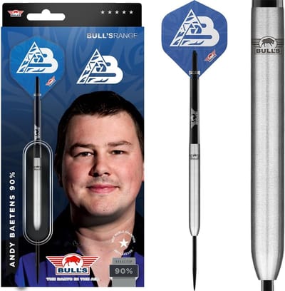 Dartpijlen Set - Stalen Darts - Precisie Werpen - 90% Tungsten Materiaal - 22-24 Gram - Zilver