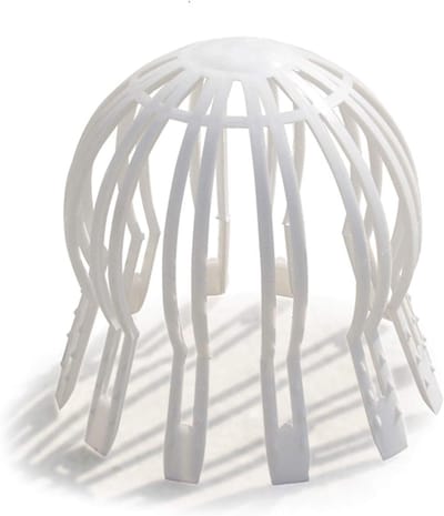 Dakgootbescherming - Gootbescherming - Bladervrij houden - UV- en slagvast - 12 x 12 x 10 cm - Wit