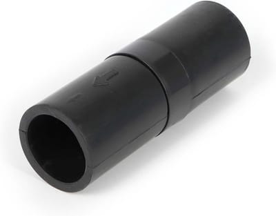 Terugslagklep - Klep DN40 - Sanitair Gebruik - Rubberen Constructie - 40 mm - Zwart