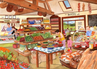 House of Puzzles legpuzzel Deli Delicious grote 500 stukjes puzzel.