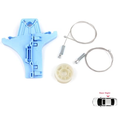 BWR5347 Kit de réparation de régulateur de lève-vitre électrique Porte arrière droite pour VW Jetta MK6 A6 IV 2010-2018 1B 162 163 AV2 AV3 5C6839462
