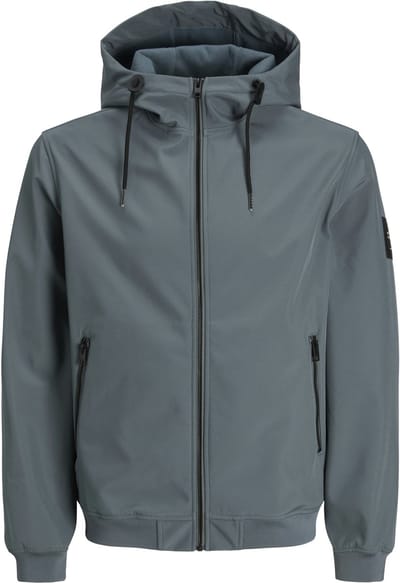 Jack & Jones Jas Jjebasic Softshell Hood Noos 12236300 Stormy Weather Mannen Maat - XL