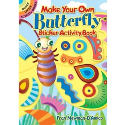 Make Your Own Butterfly Sticker Activity Book - Little Activity Books - Fran Newman-D'Amico