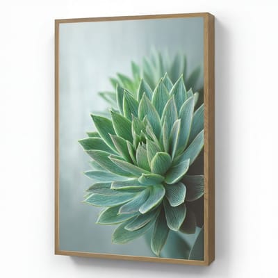 Wandlamp 70x100 cm - Oplaadbaar - Vetplant - Bladeren - Groen - Wazig - Wandlampen binnen woonkamer - Slaapkamer lamp - Decoratieve nachtlamp - Vloerlamp draadloos