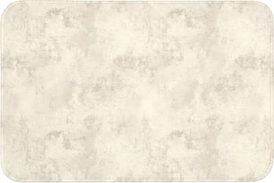 Badmat 90x60 cm - Antislip - Patroon - Organisch - Beige - Badmatten voor badkamer - Badkamermat - Douchemat - Badkamer mat