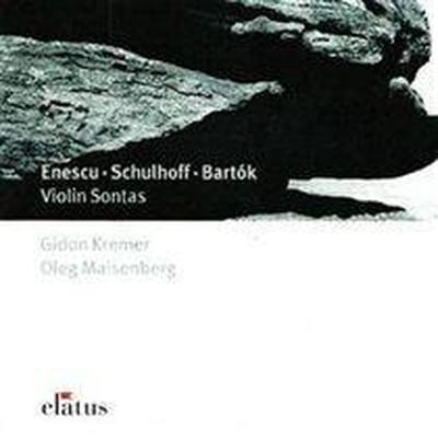 CD GEORGE ENESCU, ERWIN SCHULHOFF, BÉL - Vioolsonates 2564617762 Elatus 2004 Japan Klassiek Gebruikt gray