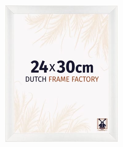 Fotolijst 24x30 cm - MDF - Wit Geveegd - Praag