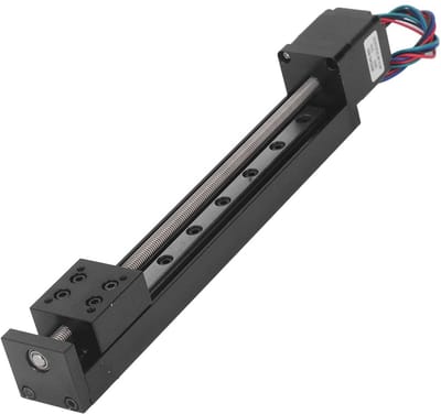 JHUBERS- Lineaire Actuator Mini - Geleiderail 200 mm - DIY CNC-freesmachine - Legering - Positienauwkeurigheid ±0,1 mm - Snelheid 0-120 mm/s