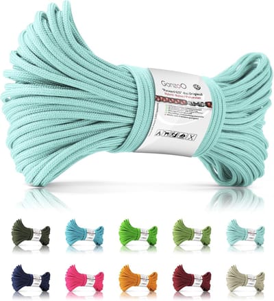 Paracord 425 Touw 3 mm - Mint - Nylon en polyester - Ideaal voor hondenriem en survival set - SnelShoppen