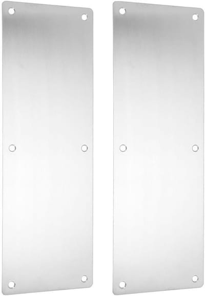 Roestvrij Staal Schop - Deur Bescherming - Schade Voorkomen - Naadloze Integratie - 30 x 8 cm - Zilver